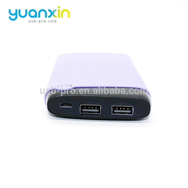 10000mah Digital power display Plastic Platinum gold silver blue and black Color power bank