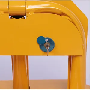 Durable steel waterproof anti-theft vehicle manual parking lock