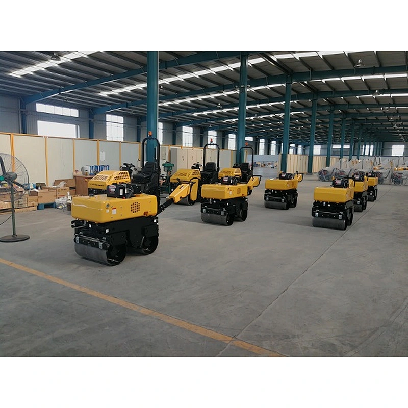 Hot sale 800kg new vibration mini double drum compact road roller YFR800