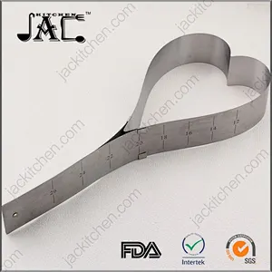 Top Selling Heart Shape Stainless Steel Cake Mold