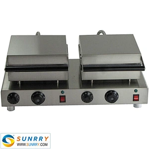 Commercial electric belgian waffle stick maker
