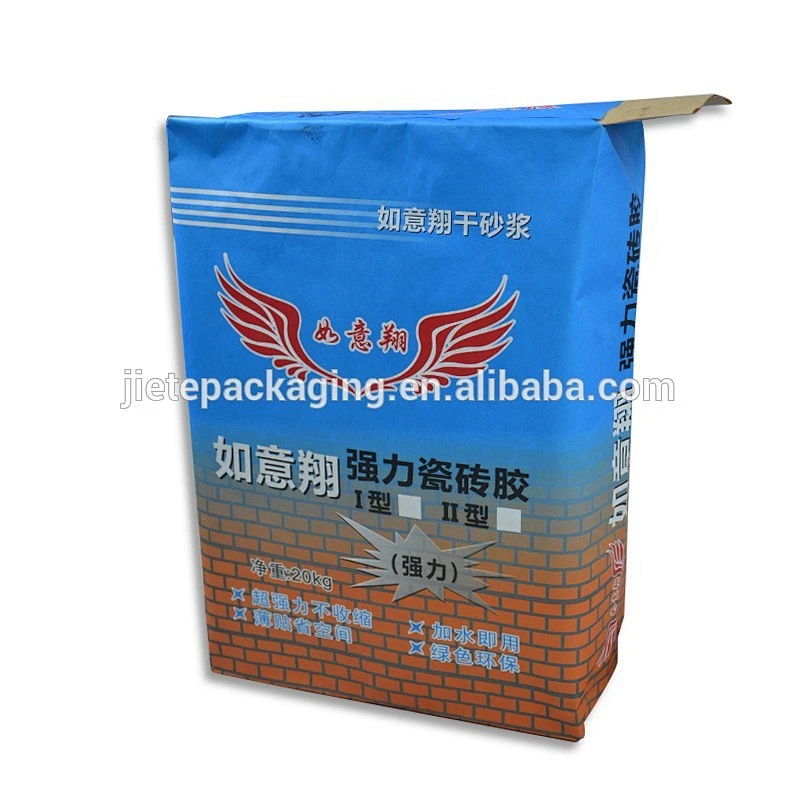 25kg ppc opc cement, mortar, tile adhesive packing bags with valve port