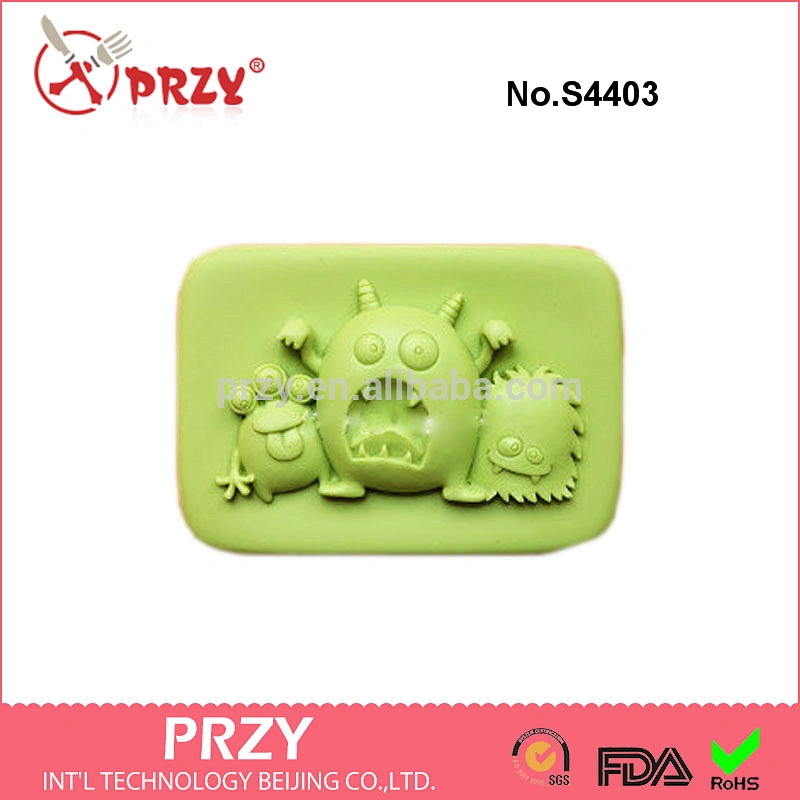 S4403 Surprise Soap Mold, handmade soap mold,rectangle silicone mold
