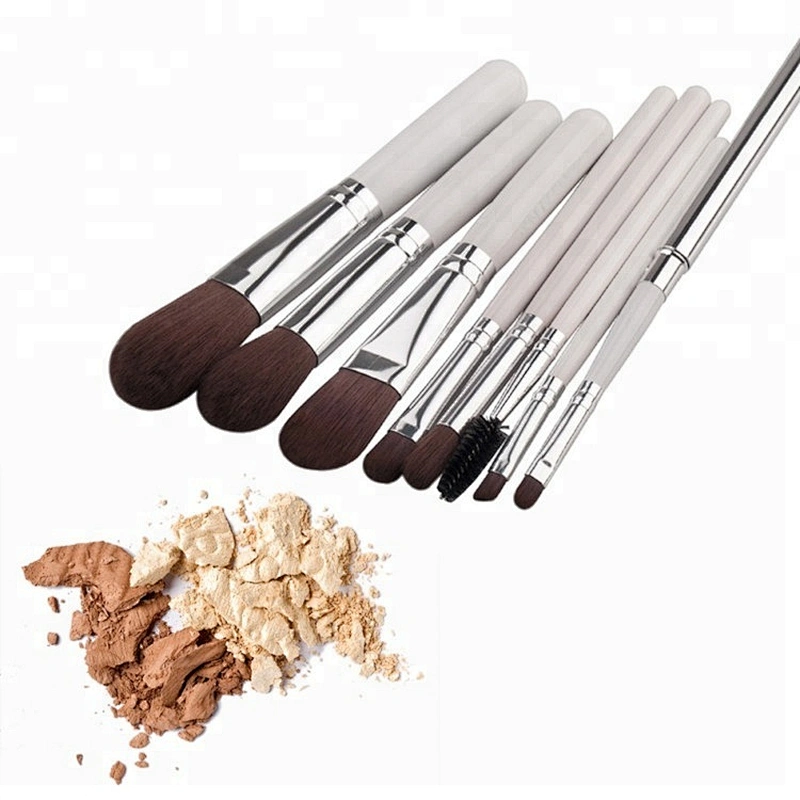 8pcs/set  Private Label Beauty Makeup Cosmetic Brushes Blusher Eye Shadow Eyelash Concealer Brushes Tools Set Kit