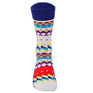 wholesale custom fashion multi colorful daily socks men