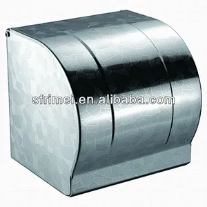 New Product Toilet Holder Stainless Steel Toilet Roll Holder Bamboo Design Toilet Holder