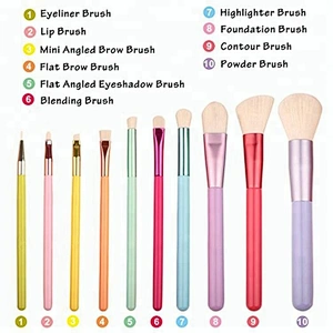 Private Label Pro Blush Powder Makeup Brushes Foundation Cosmetics cute MakeUp Brush Set