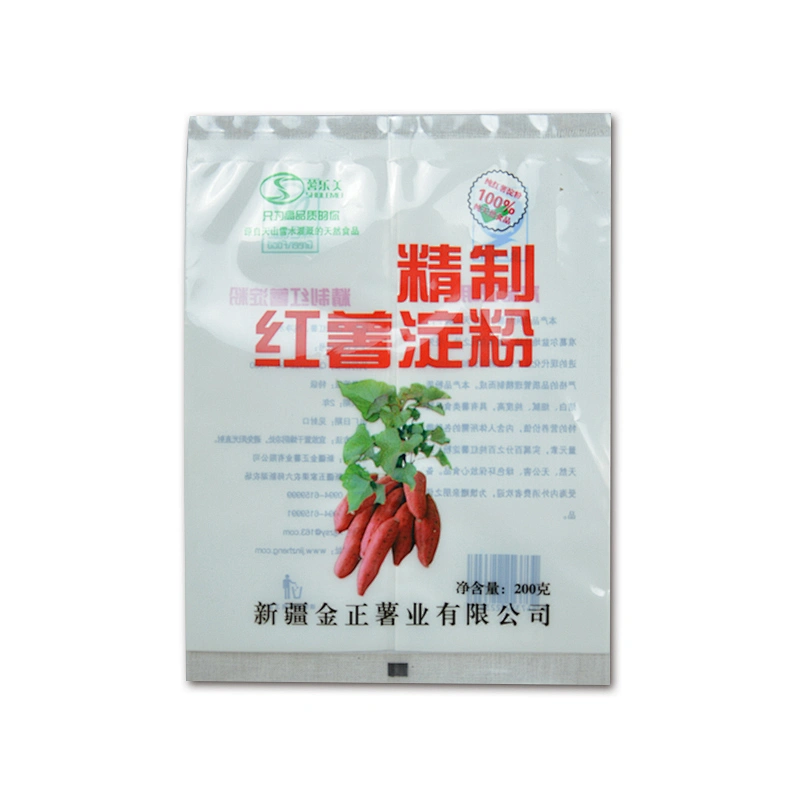 Customized plastic ped bag for food candy packaging