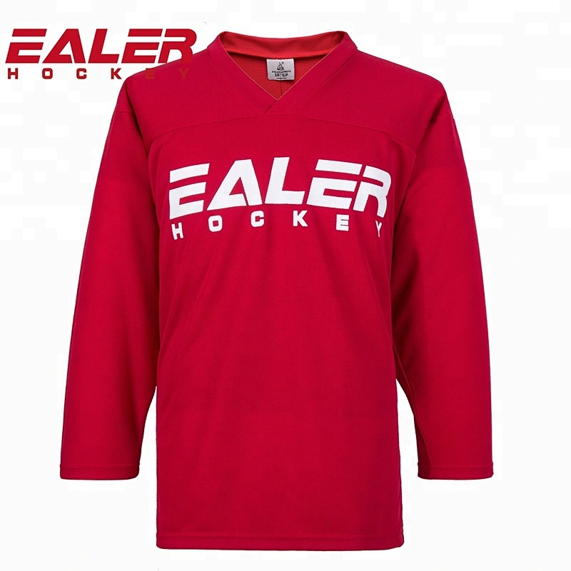 EALER Whosale Soild white Training Ice Hockey Jersey In Stock