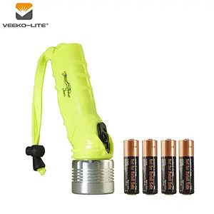 30 METERS PROFESSIONAL DIVING PLASTIC LED FLASHLIGHT TORCH AA BATTERY 2018 HOT SALE 120 LUMENS