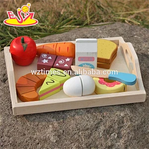 wholesale preschool food set toys wooden kids play food new design wooden kids play food W10B184