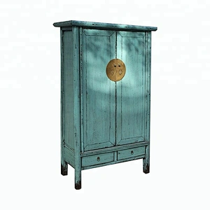 chinese oriental antique reproduction lacquered wardrobe bedroom furniture