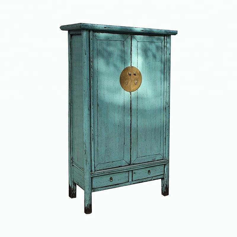 chinese oriental antique reproduction lacquered wardrobe bedroom furniture