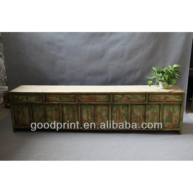 Shabby Chic Distressed Finish Entry Way Wooden Cabinet Cupboard