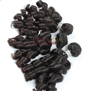 100% real human unprocessed Brazilian  hair virgin extension