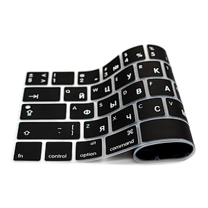 Amazon China laptop with russian keyboard Protector  for macbook new pro 13 touch bar 2016