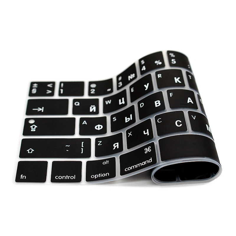 Amazon China laptop with russian keyboard Protector  for macbook new pro 13 touch bar 2016