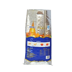 Professional manufacture high quality bopp woven Thai rice bag 10kg