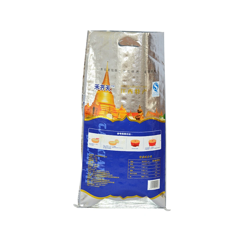 Professional manufacture high quality bopp woven Thai rice bag 10kg