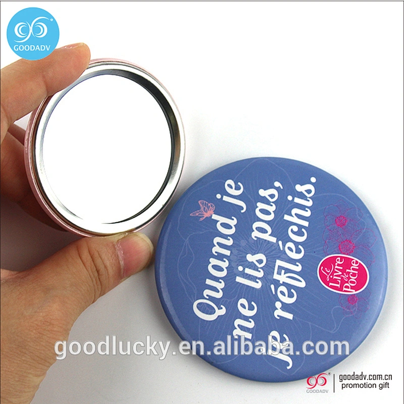 Promotional small wholesale gifts design custom mirror