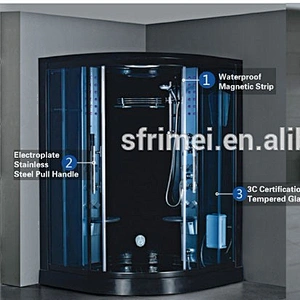 China Manufacture Wholesale Indoor Sauna Wet Steam Shower Room For Two Persons