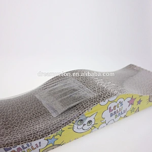 Cat  scratcher board Catnip bed Small S shape