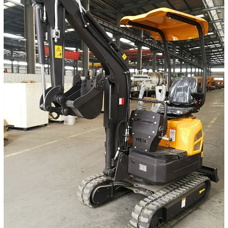China factory supplier 1.6tons cheap mini excavator YFE16