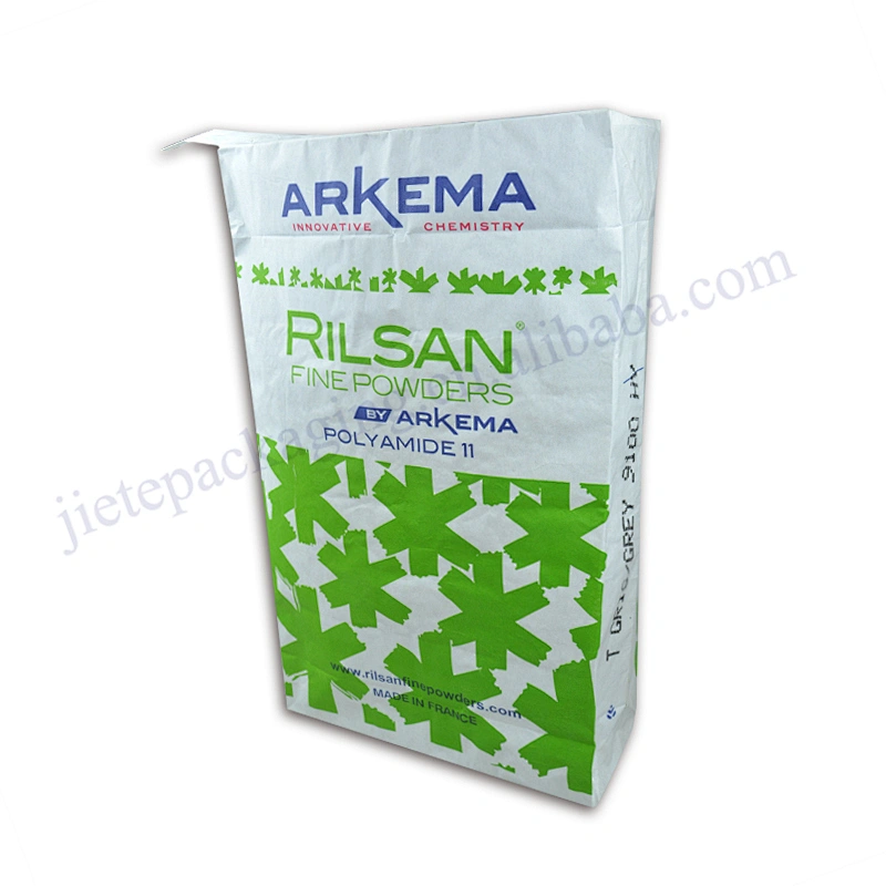 Customized square bottom moisture proof multilayer white cement industrial bag