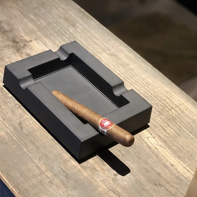 Rectangular cement Ashtray silicone molds cigar concrete ashtray personality decorations Mold