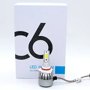 Lightech Cheap 12V COB Auto Car Accessories C6 9006 HB4 Bulb Fog Lights 36W led Headlight