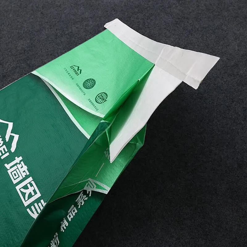 Custom self-sealing paper plastic bag for adhesive powder packaging