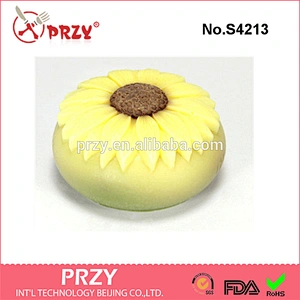 S4213 PRZY Sun flower II - Handmade Silicone Soap Mold Candle Mould Diy Craft Molds custom silicone soap molds