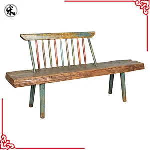 chinese antique recycled wood outdoor seating bench, indonesian bench furniture