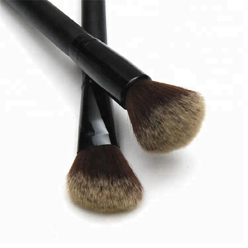 2pcs Private Label Custom Hair Foundation Makeup Brush Set Your Own Brand Name