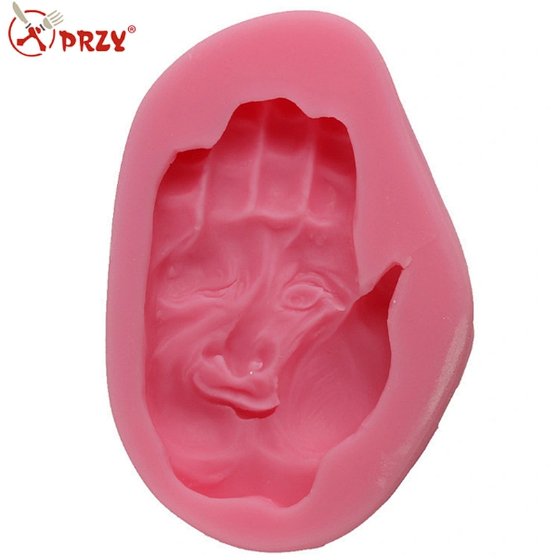 smiling hand 3d silicone molds silicone cake mold fondant mold for cake decoration