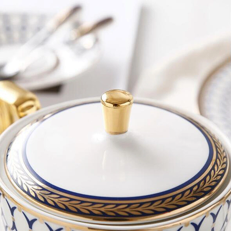 Graceful royal porcelain cup sets ready to ship for chinese tea