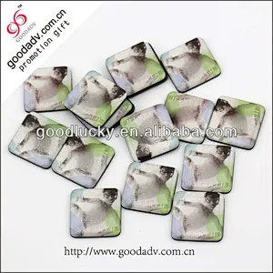 Promotional gifst epoxy polyresin fridge magnet sticker custom