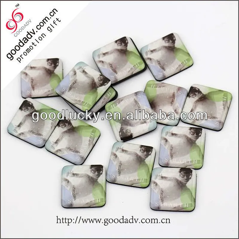 Promotional gifst epoxy polyresin fridge magnet sticker custom