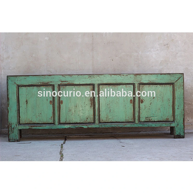 Chinese antique used reproduction wooden handmade furniture buffet table