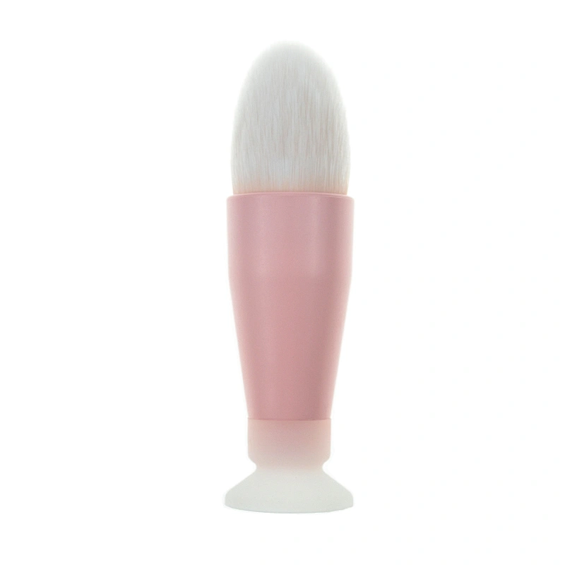 Wholesale professional makeup brush synthetic powder brush with suction