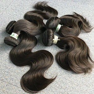 Factory price wholesale body wave cuticle aligned remy hair unprocessed brazilian hair extension