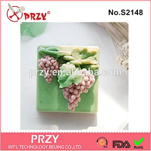 DIY handmade grape design silicone molds for soap making