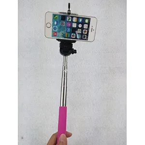 Universal Telescopic S/S Handheld For Samsung pvc Selfie Stick