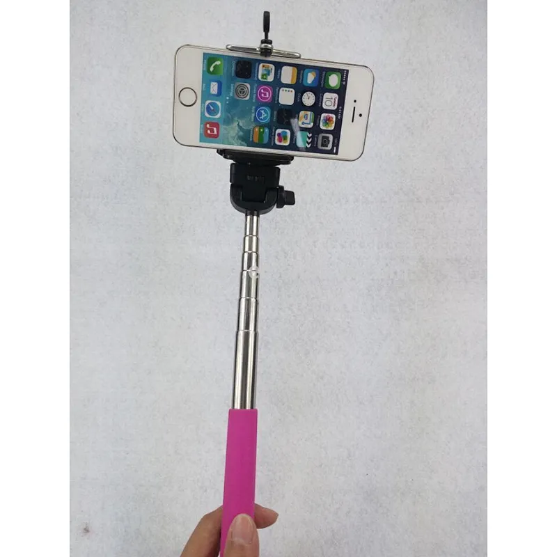 Universal Telescopic S/S Handheld For Samsung pvc Selfie Stick