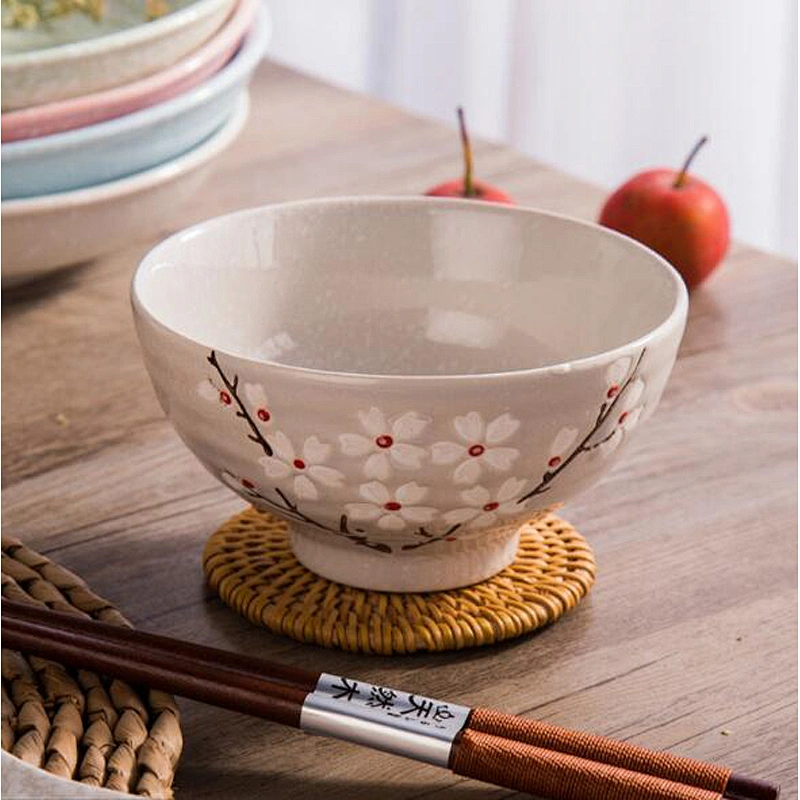 2019 New Ceramic Bowl Porcelain Rice Bowl Wholesale Cheap Price Tableware