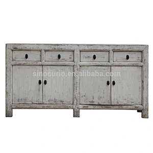 wholesale antique furniture china rustic shabby chic kitchen cabinet