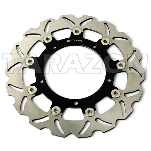 motorcycle 300mm front wave float brake disc rotor for Yamaha YZF R6