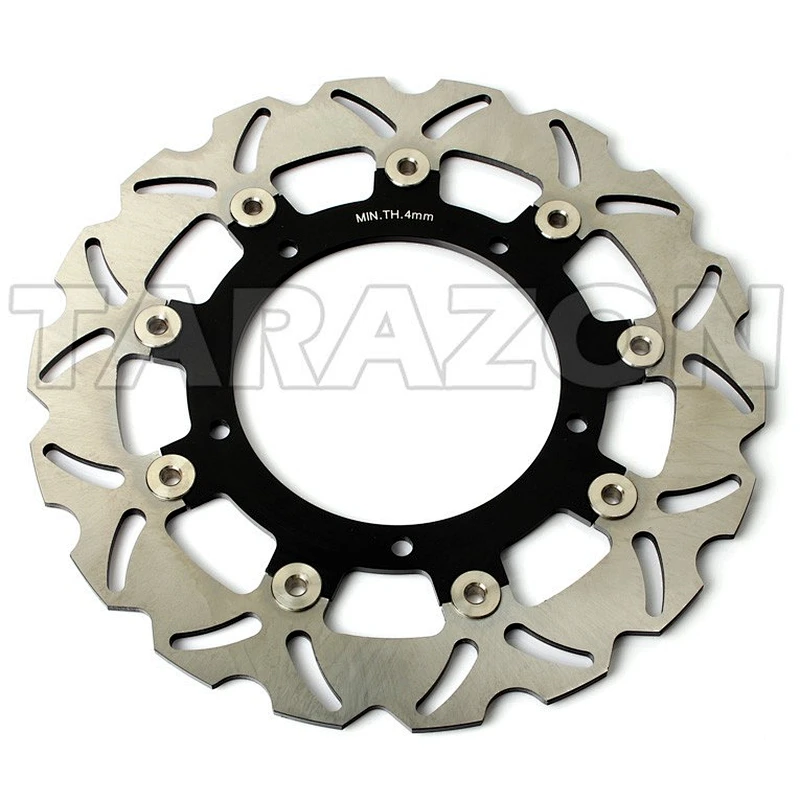 motorcycle 300mm front wave float brake disc rotor for Yamaha YZF R6