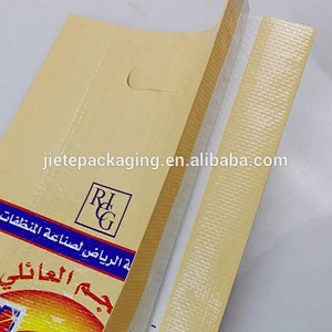 Sell well polypropylene knitted pp woven packing bags for washing detergent powder