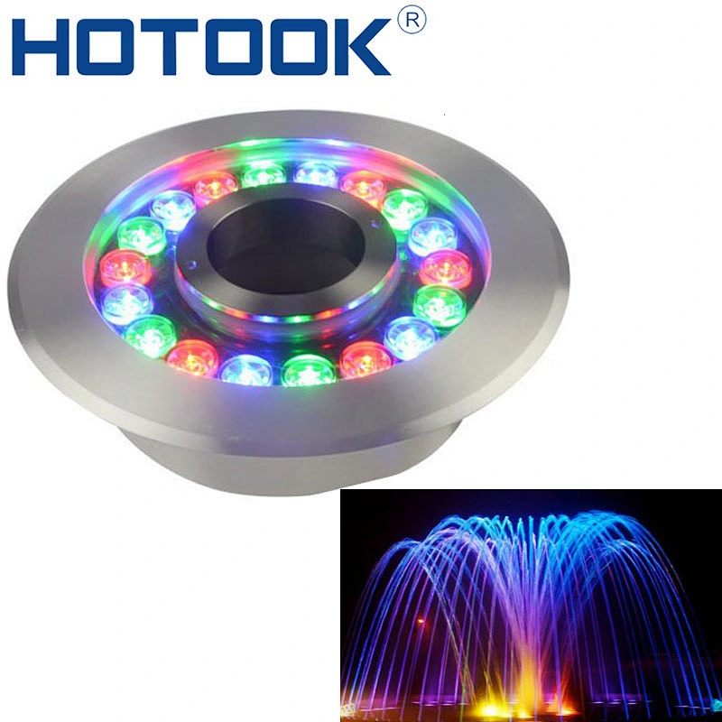 DIY Project Customized DMX512 RGB RGBW IP68 Pool Pond dancing musical water fountain led light